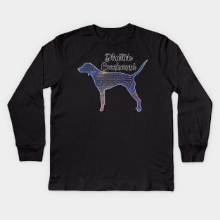 Bluetick Coonhound Kids Long Sleeve T-Shirt